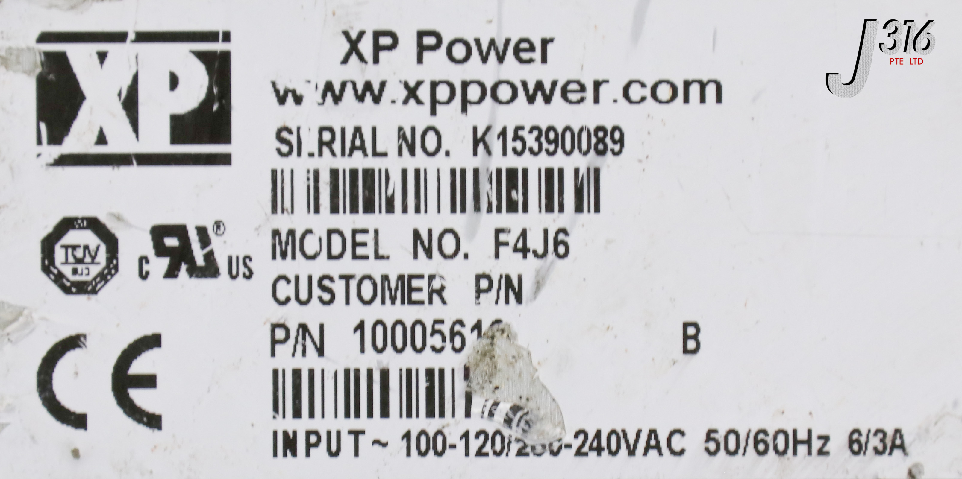 22031 XP POWER PS 24V 8A PN: 1000561 AMAT PN: 1140-01552 PARTS